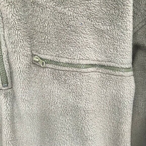Shaver Lake Mens 1/4 Zip Fleece Green Pullover Shirt Size XL - Picture 4 of 6